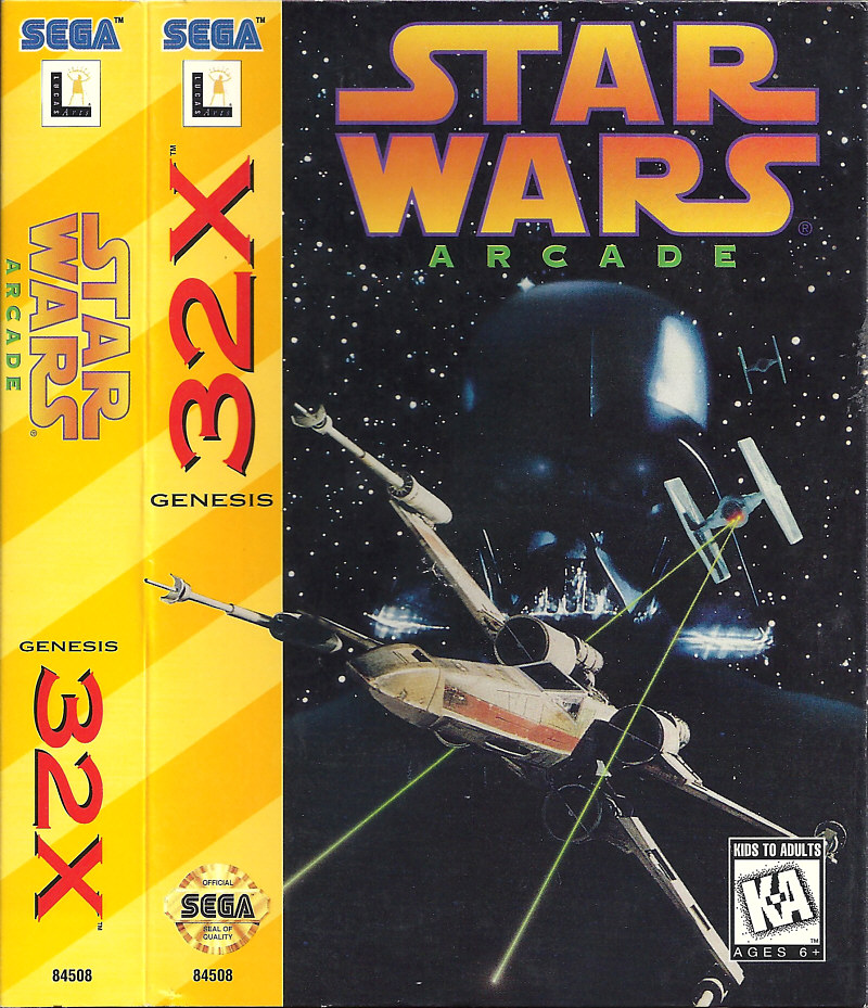 Star Wars Arcade :: Box Art | Sega / Shin Force > Systems > Sega 